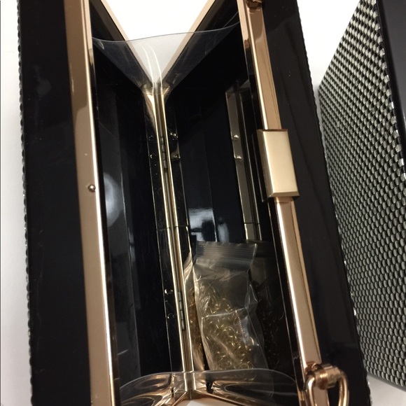 Black Crystal Clutch-New - Picture 2 of 5